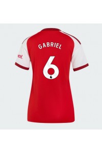 Arsenal Gabriel Magalhaes #6 Fotballdrakt Hjemme Klær Dame 2026-27 Korte ermer